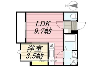 GRADUS薬円台Ⅱ【1階】の間取り