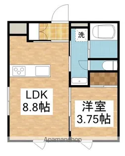アーバンブランチ鳥屋野南A【102号室】の間取り