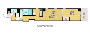 リバレイン南砂【502号室】の間取り