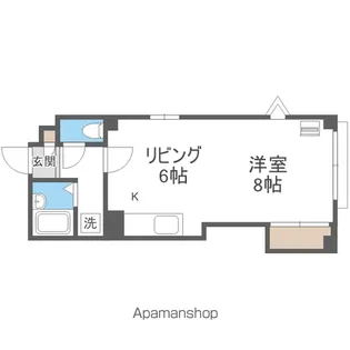 エリザベート北31ーI【3階】の間取り