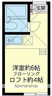 ユナイト鶴見ローレンスカーク【2階】の間取り