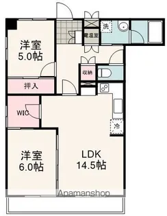 パルシティ伝馬町【505号室】の間取り