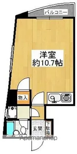 イメイブル・ド・舞鶴【203号室】の間取り