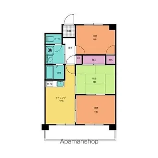 リバティーフォレスト【403号室】の間取り