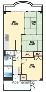 風異音素【705号室】の間取り
