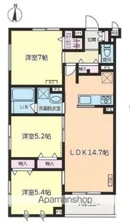 ラテル白鷺【3階】の間取り