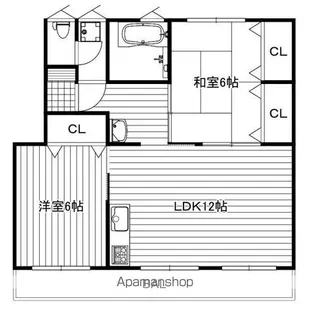 仁田脇マンション【4階】の間取り