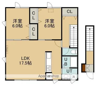 FORTUNA(フォルトゥーナ)【F02号室】の間取り