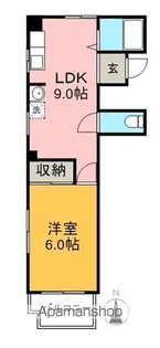 ヴィラ五番街【4階】の間取り