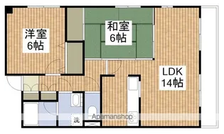 ロイヤルパレス上所【203号室】の間取り