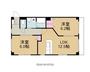 フィネス河南【2階】の間取り