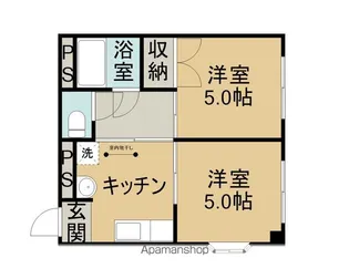 サンライズ西長野【1階】の間取り