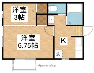 ジャスミンハセガワ【1階】の間取り