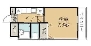 レジデンス芙美【4階】の間取り