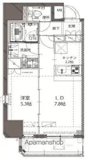 ベルジューレ神保町【3階】の間取り