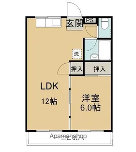 ラビットハウスM1【205号室】の間取り