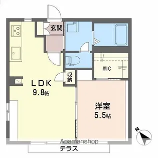 アーデンハイツ【1階】の間取り