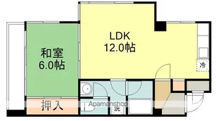 ラバレー富沢【4階】の間取り
