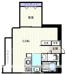 ローヤル若葉【1階】の間取り