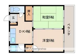 井上アパート【110号室】の間取り
