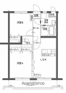 ユーミー佐土原【4階】の間取り