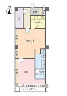 大濠レナーク【8階】の間取り