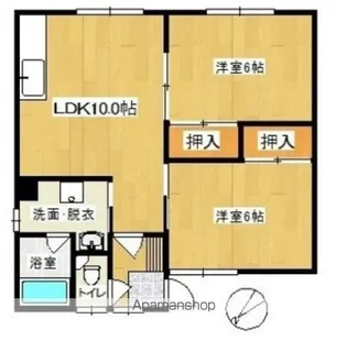 ハイツ藤【101号室】の間取り