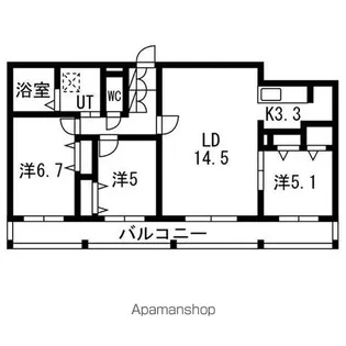 ステラ ポラーレ【4階】の間取り