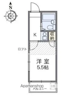 グリーンハイツ【2階】の間取り