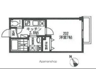 ソルビオス椎名町【2階】の間取り