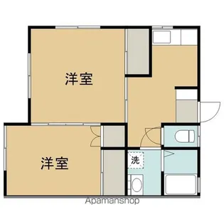 メイプルコート【102号室】の間取り