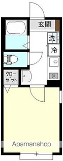 ルミエール六実【1階】の間取り