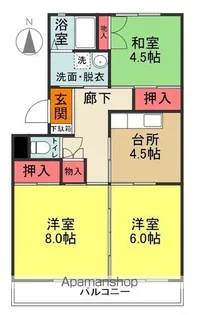 パークハイム栄【305号室】の間取り