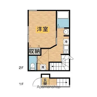 GEMINI EAST & WEST【2階】の間取り