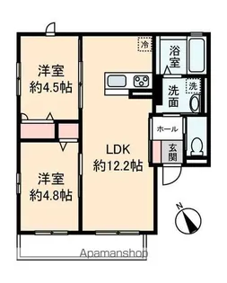 ココル コトブキ【1階】の間取り