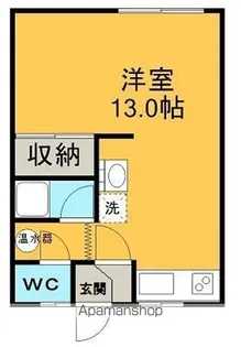北海道網走市潮見3丁目【アパート】の間取り