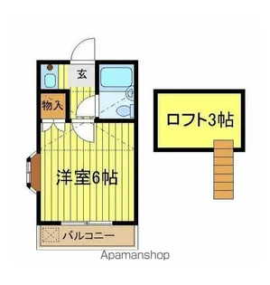 PALACIO MATSUDO1650【2階】の間取り