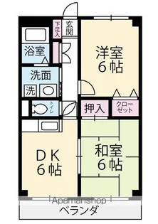 コンセルジュ【105号室】の間取り