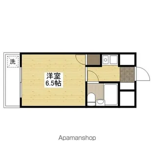 スタープラザ三筋【102号室】の間取り