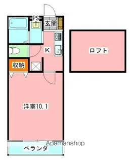 サイプレス【3階】の間取り