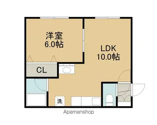 レインボーハウスファンタジー【103号室】の間取り