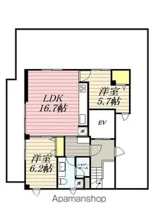 JO'SRESIDENCE高田馬場【4階】の間取り