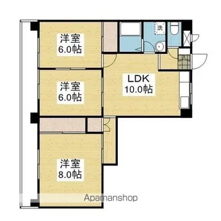 エクシード久万ノ台【202.号室】の間取り