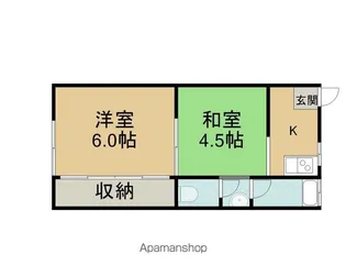 みろく荘【2階】の間取り