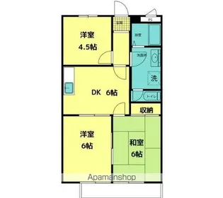 ロイヤルクレスト初石【1階】の間取り