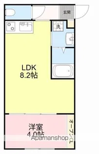北山アパート【303号室】の間取り