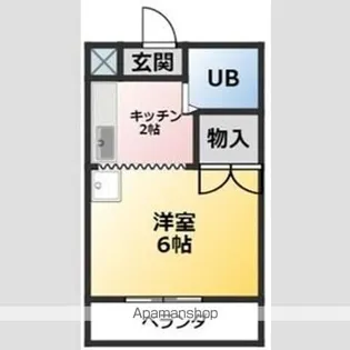 グリーンハイツ【4階】の間取り