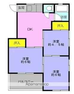 コーポ81【2階】の間取り