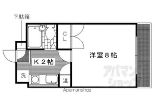 飛鳥井ハウス【203号室】の間取り