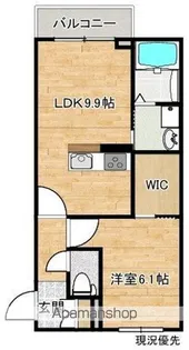 (仮)塩冶町アパート【1階】の間取り